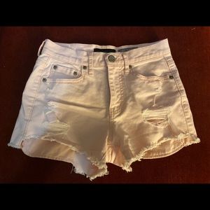 Aeropostale Women’s Baby Pink High Waisted Shorts